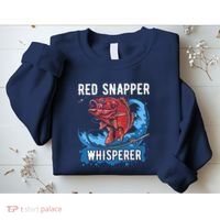 Red Snapper Whisperer Deep Sea Fishing Bass Sweatshirt thumb 2