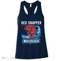 Red Snapper Whisperer Deep Sea Fishing Bass Women's Tank Top thumb 0
