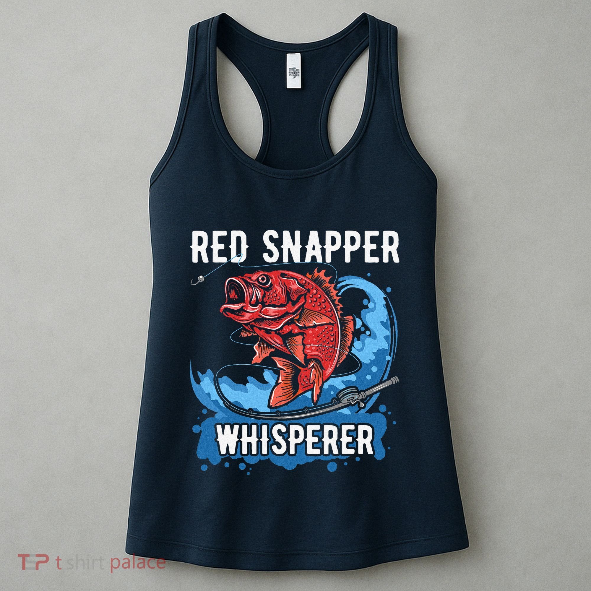 Red Snapper Whisperer Deep Sea Fishing Bass Women's Tank Top