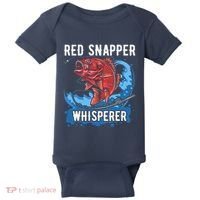 Red Snapper Whisperer Deep Sea Fishing Bass Baby Bodysuit thumb 0