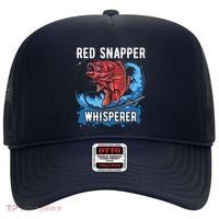 Red Snapper Whisperer Deep Sea Fishing Bass Hat thumb 0