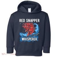 Red Snapper Whisperer Deep Sea Fishing Bass Toddler Hoodie thumb 0