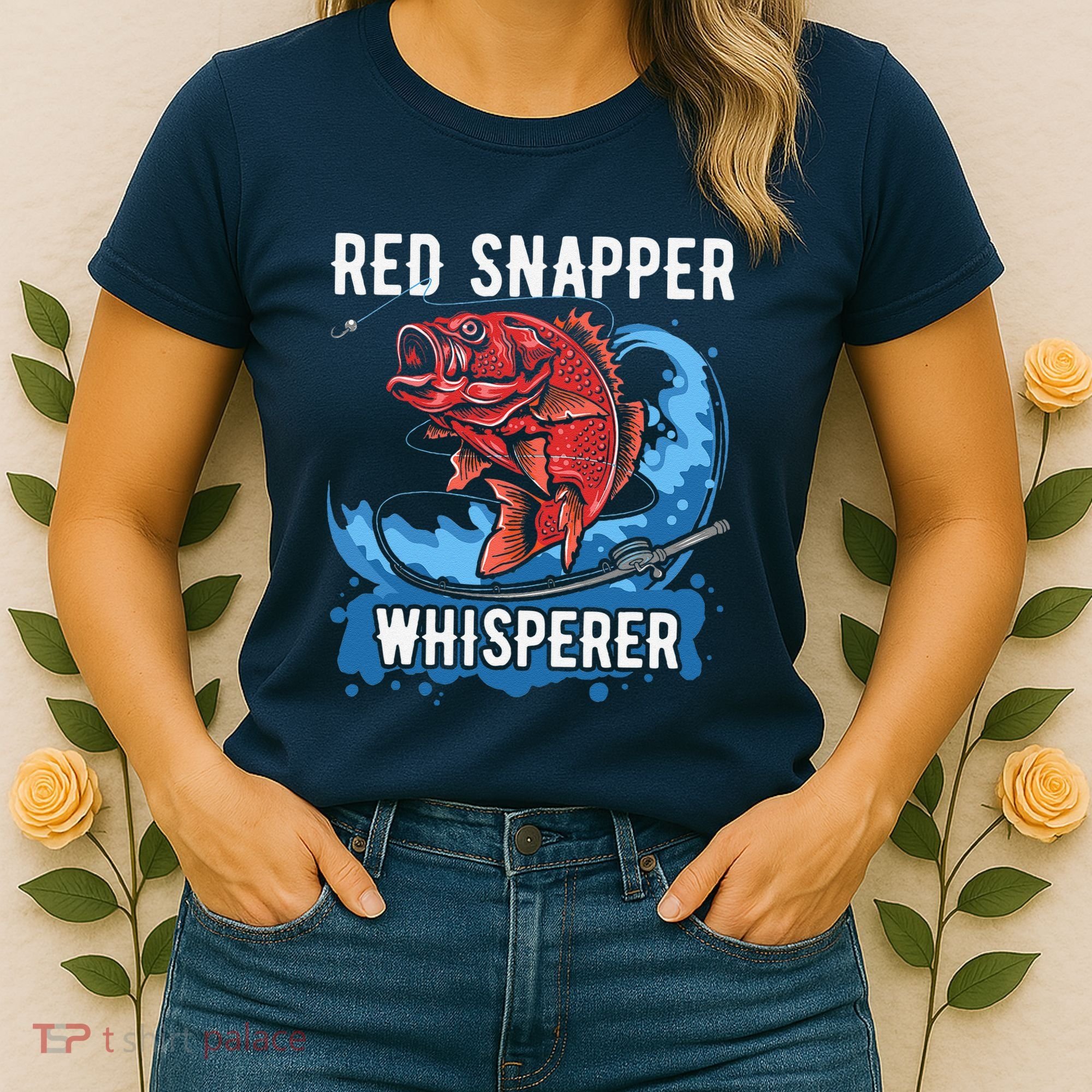 Red Snapper Whisperer Deep Sea Fishing Bass Women's T-Shirt