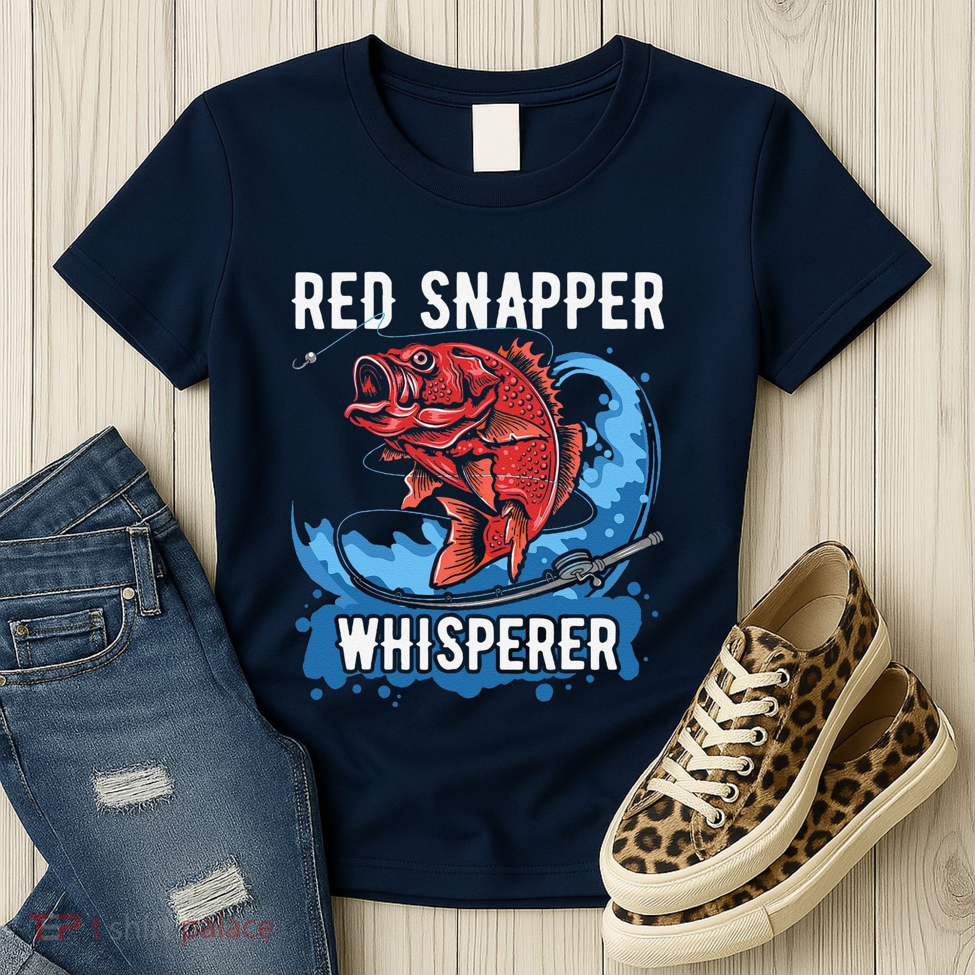 Red Snapper Whisperer Deep Sea Fishing Bass Women's T-Shirt