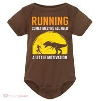 Running Sometimes We All Need A Little Motivation T Baby Bodysuit thumb 0
