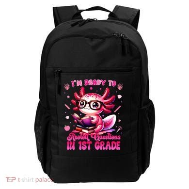 Ready To 1st Grade Axolotl Question First Day Of School Backpack