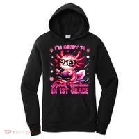 Ready To 1st Grade Axolotl Question First Day Of School Women's Hoodie thumb 0