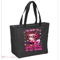 Ready To 1st Grade Axolotl Question First Day Of School Tote Bag thumb 2