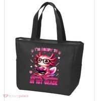 Ready To 1st Grade Axolotl Question First Day Of School Tote Bag thumb 3