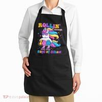 Rollin Through 100 Days Of School Roller Skating Unicorn Apron thumb 2