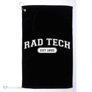 Rad Tech 1895 Radiology Xray Tech College School Cute Gift Golf Towel