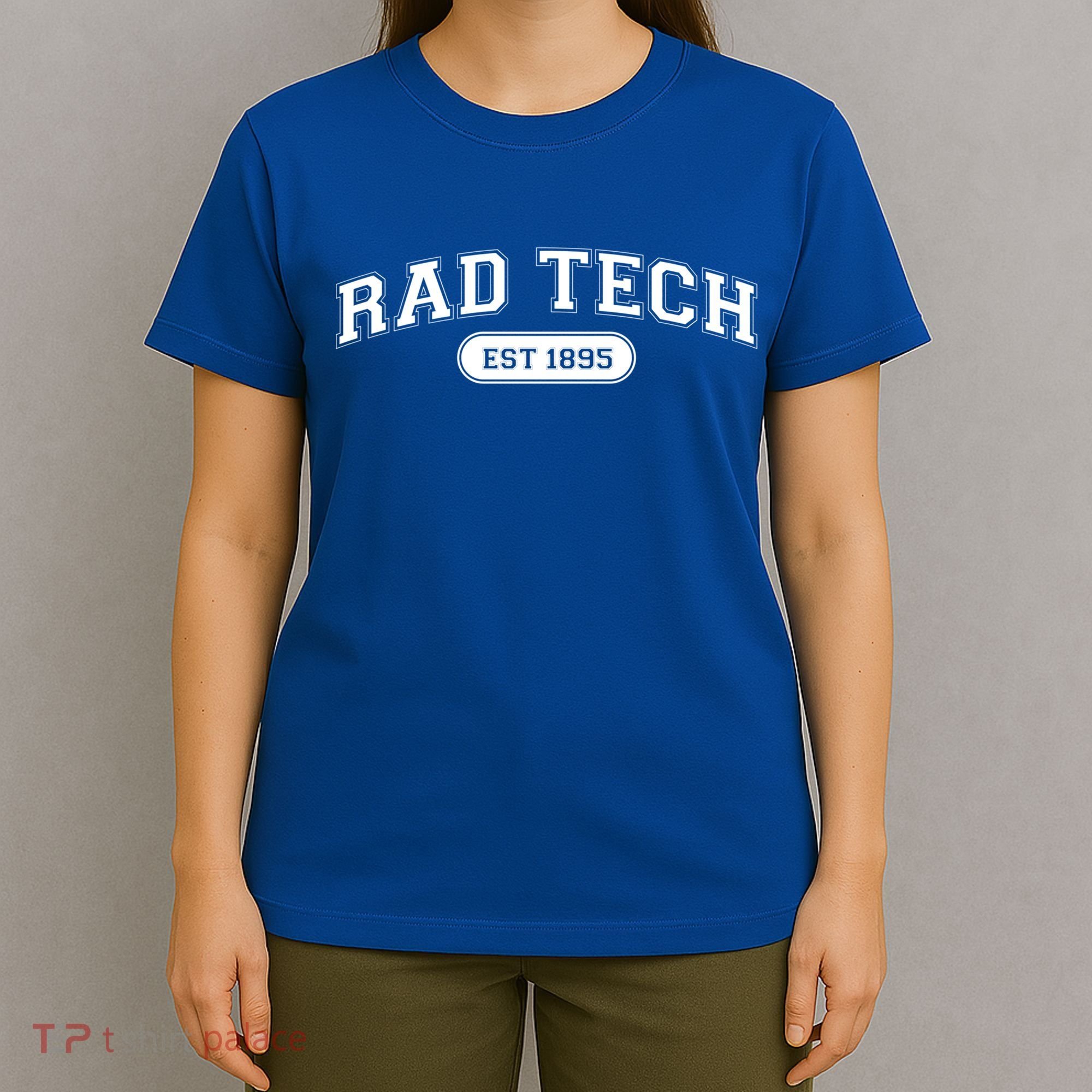 Rad Tech 1895 Radiology Xray Tech College School Cute Gift T-Shirt