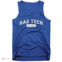 Rad Tech 1895 Radiology Xray Tech College School Cute Gift Tank Top thumb 0