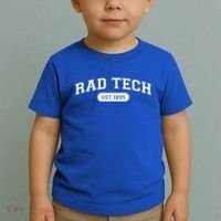 Rad Tech 1895 Radiology Xray Tech College School Cute Gift Toddler T-Shirt thumb 2