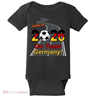 Road To 2026 Go Team Germany Soccer Baby Bodysuit