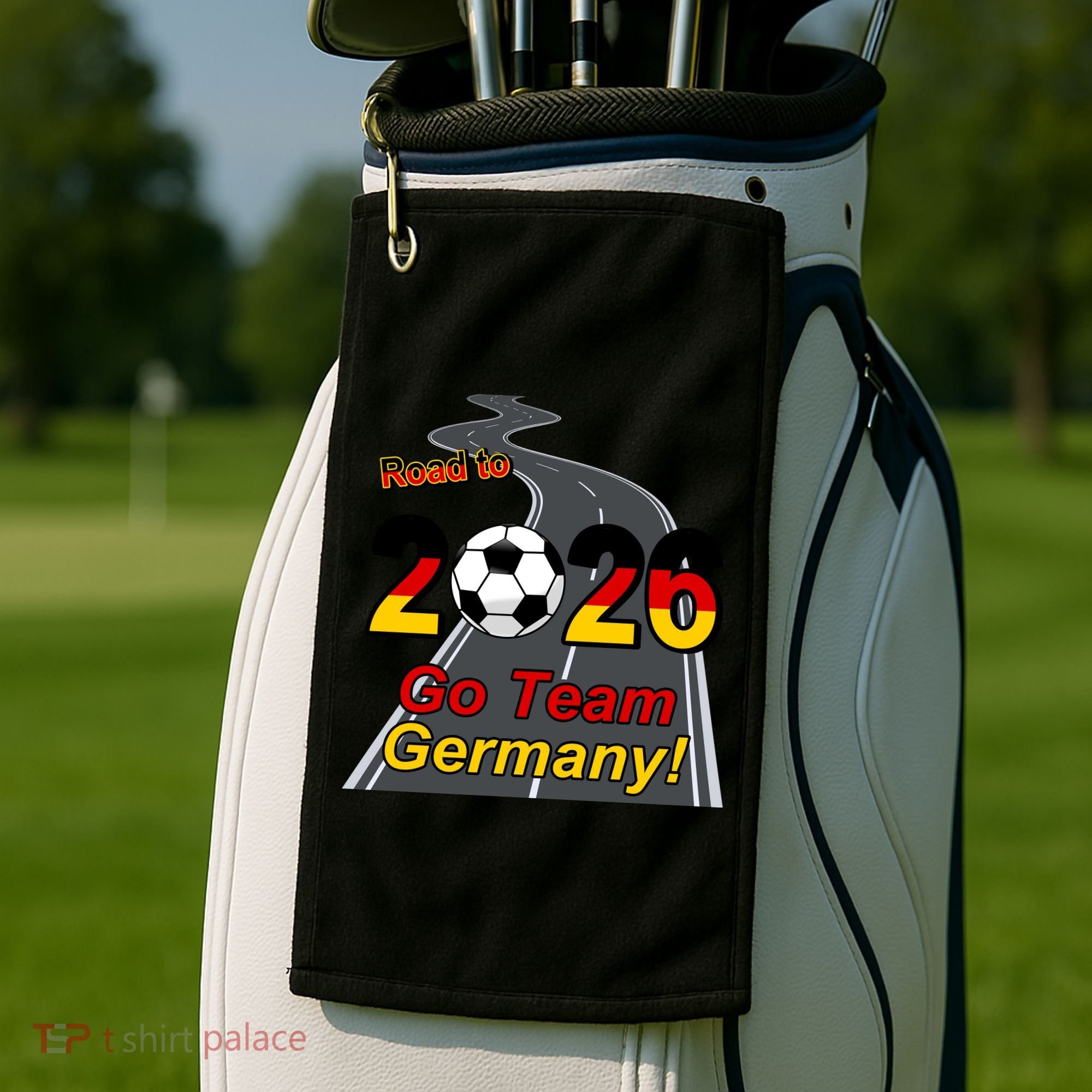 Road To 2026 Go Team Germany Soccer Golf Towel