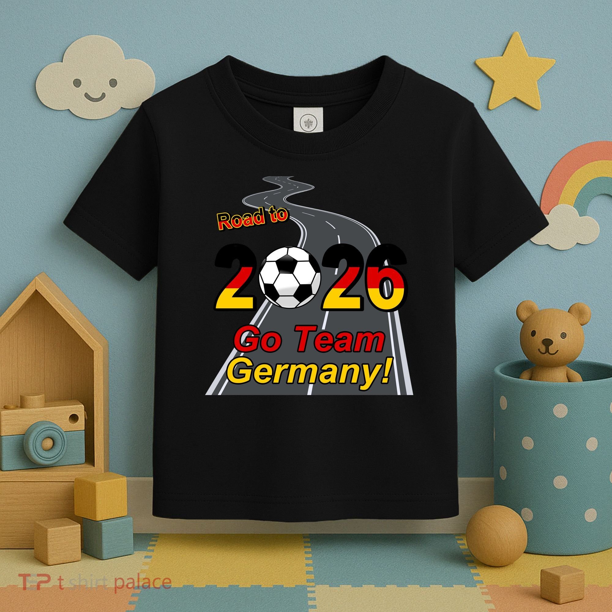 Road To 2026 Go Team Germany Soccer Toddler T-Shirt