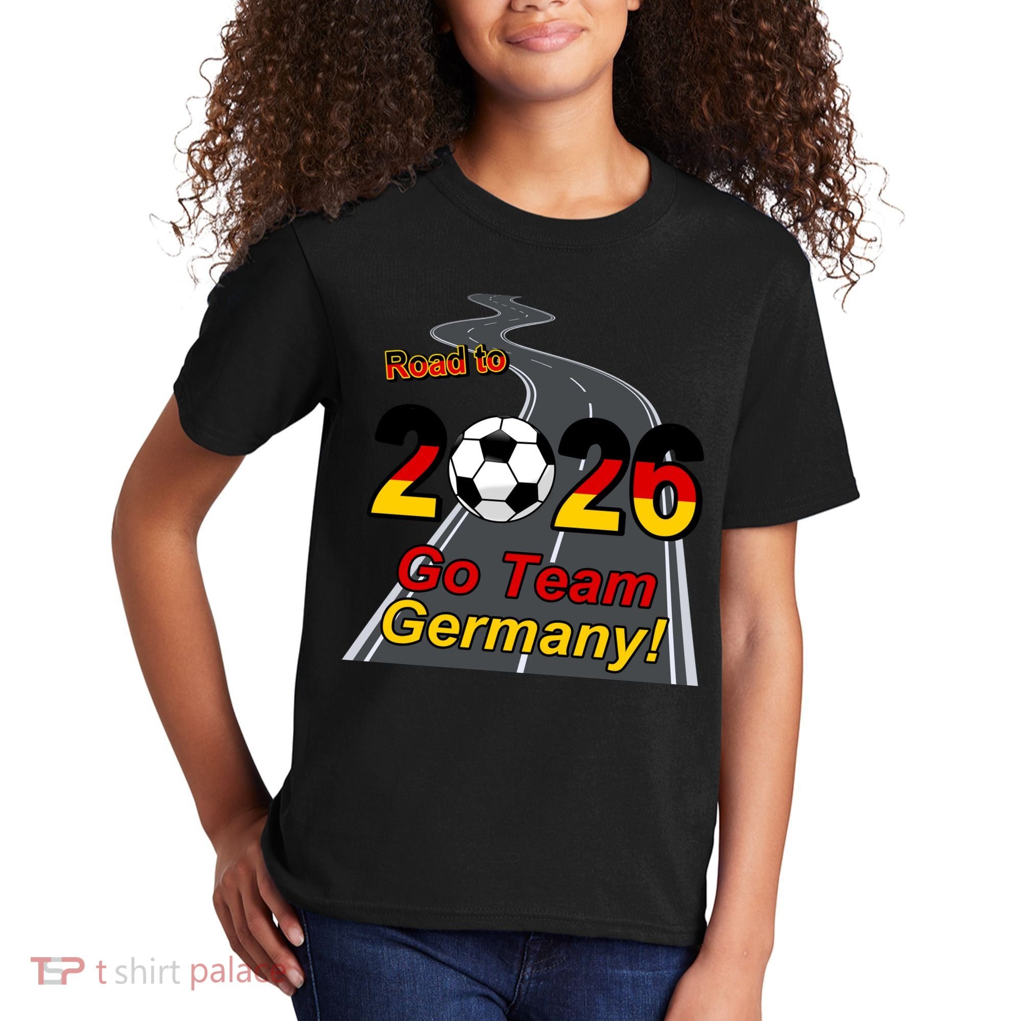 Road To 2026 Go Team Germany Soccer Kids T-Shirt