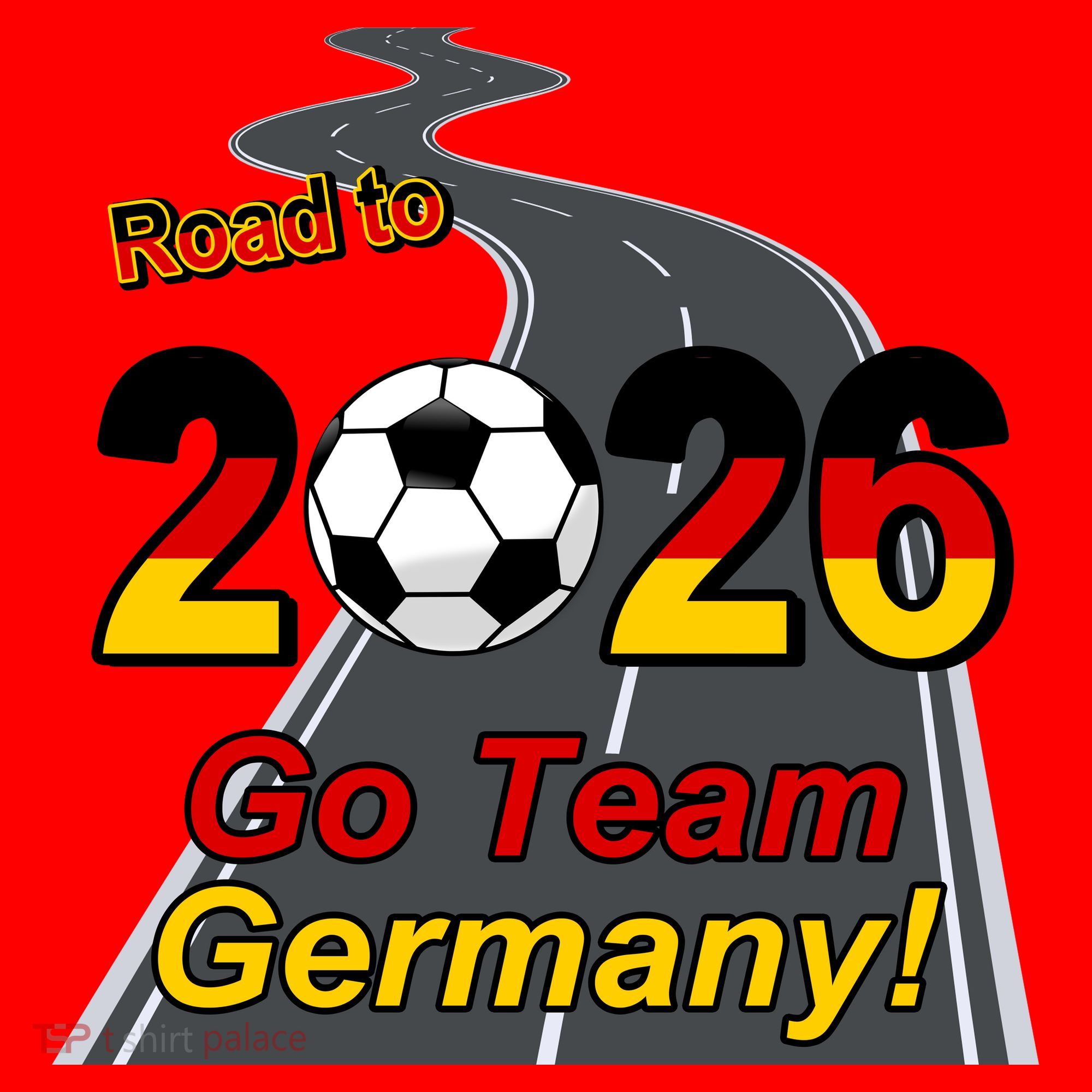 Road To 2026 Go Team Germany Soccer Santa Hat