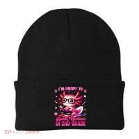 Ready To 2nd Grade Axolotl Question First Day Of School Beanie thumb 0