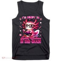Ready To 2nd Grade Axolotl Question First Day Of School Tank Top thumb 0