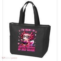 Ready To 3rd Grade Axolotl Question First Day Of School Tote Bag thumb 3