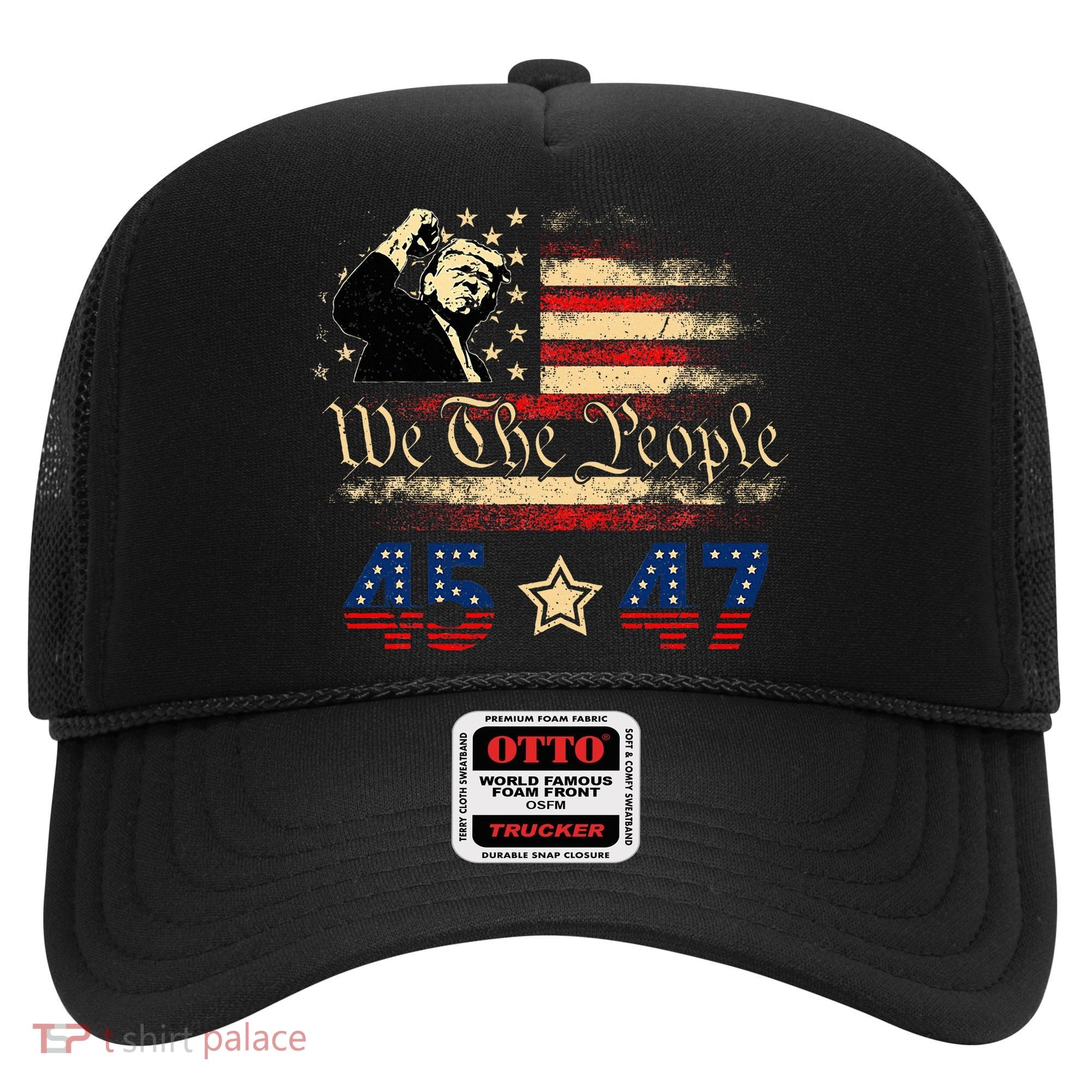 Retro Trump 45 47 Presidential Election Winner Inauguration Hat