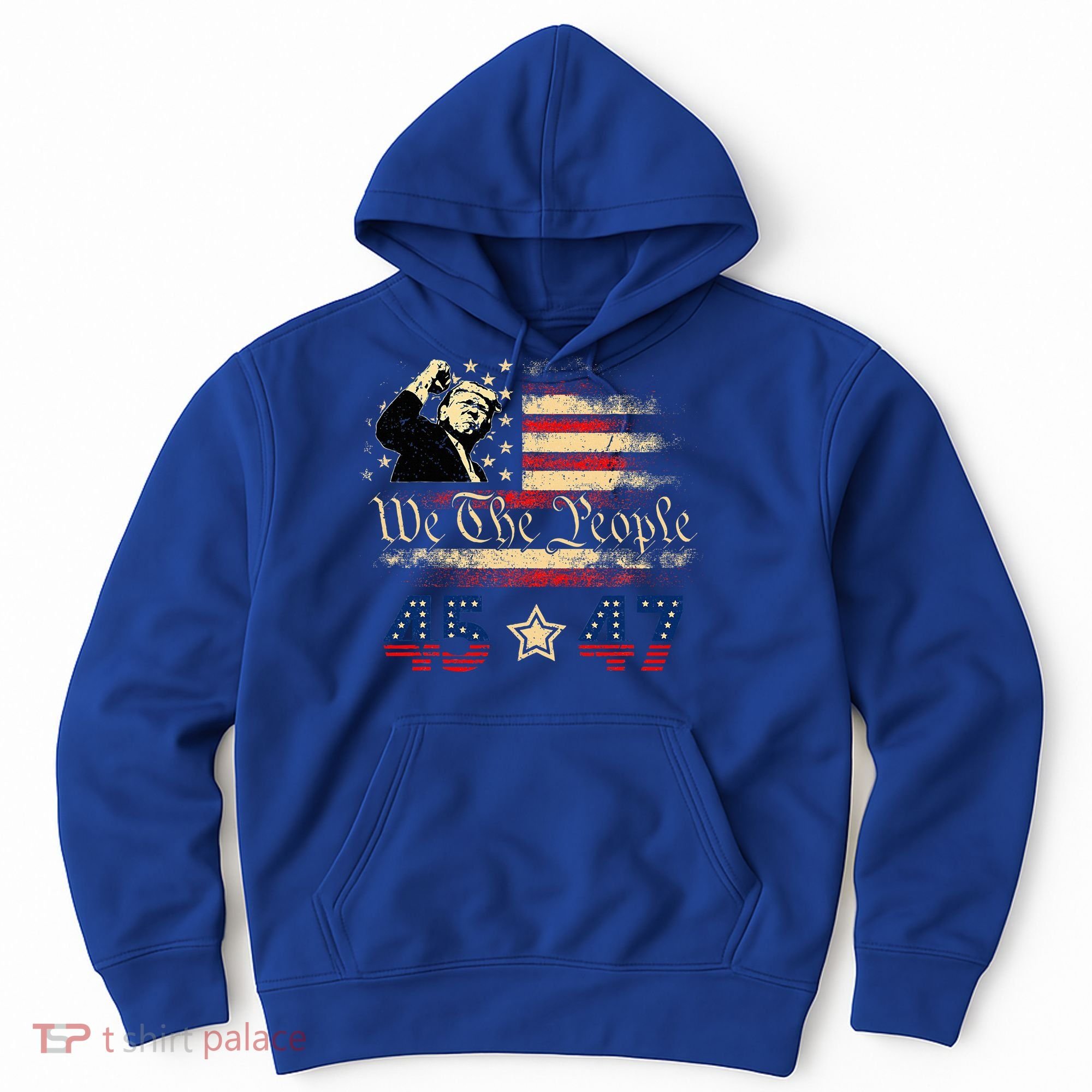 Retro Trump 45 47 Presidential Election Winner Inauguration Hoodie