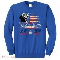 Retro Trump 45 47 Presidential Election Winner Inauguration Sweatshirt thumb 0