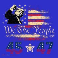 Retro Trump 45 47 Presidential Election Winner Inauguration Women's Tank Top thumb 5
