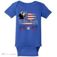 Retro Trump 45 47 Presidential Election Winner Inauguration Baby Bodysuit thumb 0