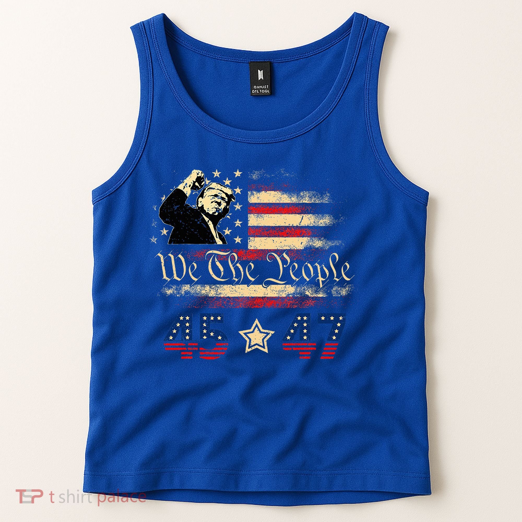 Retro Trump 45 47 Presidential Election Winner Inauguration Tank Top