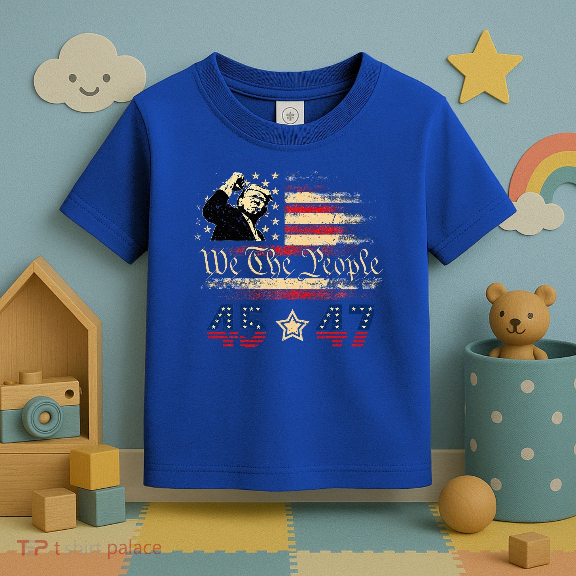 Retro Trump 45 47 Presidential Election Winner Inauguration Toddler T-Shirt
