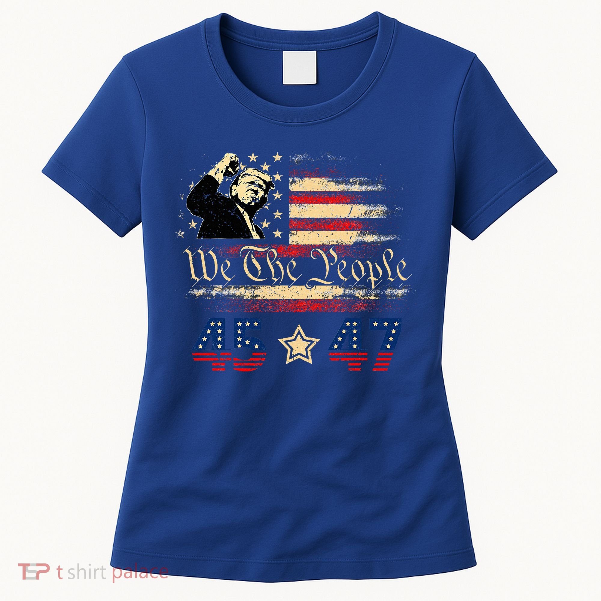 Retro Trump 45 47 Presidential Election Winner Inauguration Women's T-Shirt