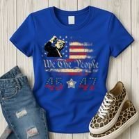 Retro Trump 45 47 Presidential Election Winner Inauguration Women's T-Shirt thumb 3