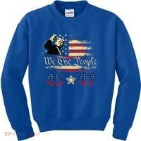 Retro Trump 45 47 Presidential Election Winner Inauguration Kids Sweatshirt thumb 0