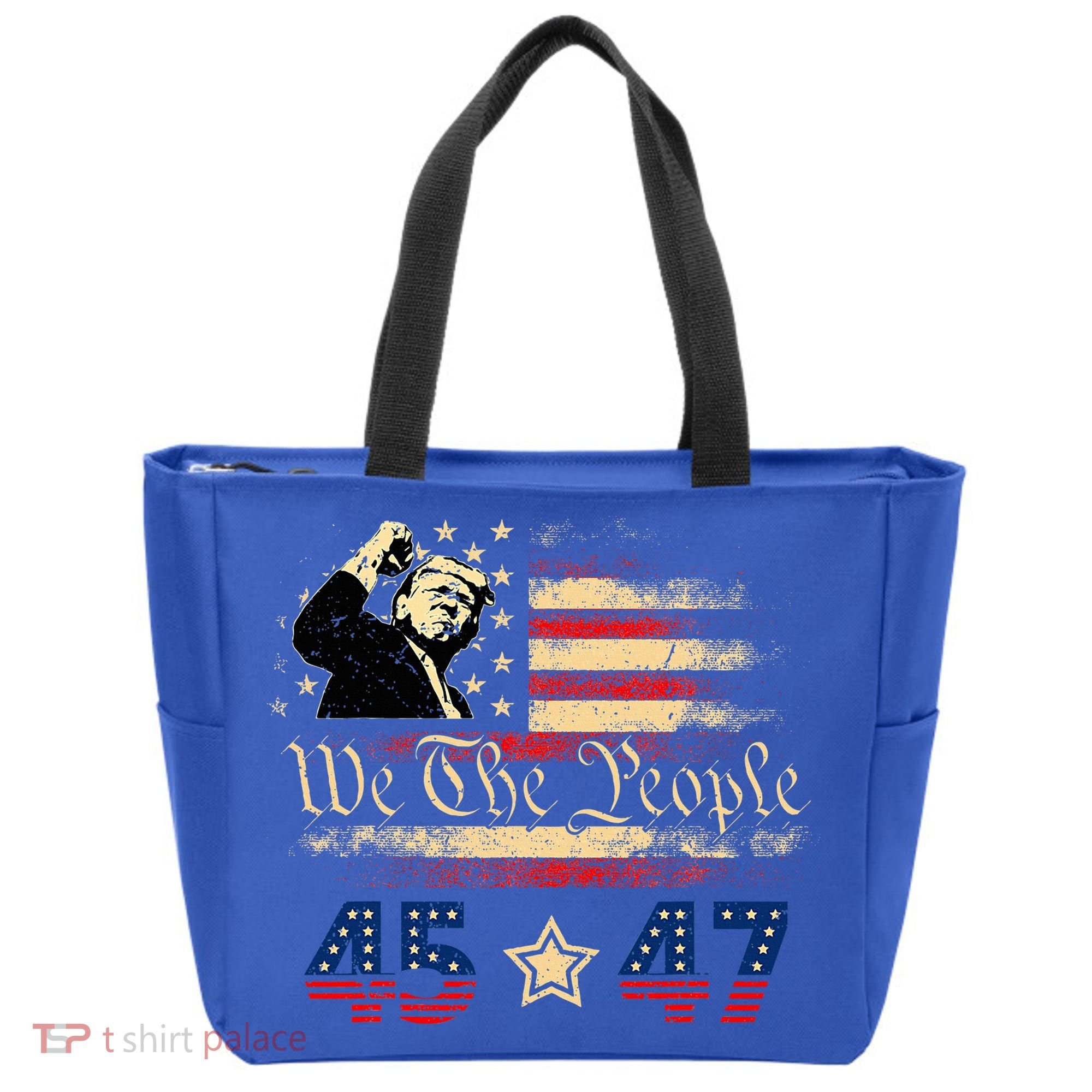 Retro Trump 45 47 Presidential Election Winner Inauguration Tote Bag