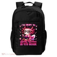 Ready To 4h Grade Axolotl Question First Day Of School Backpack thumb 0