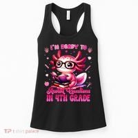 Ready To 4h Grade Axolotl Question First Day Of School Women's Tank Top thumb 0
