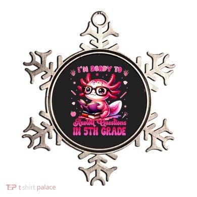 Ready To 5th Grade Axolotl Question First Day Of School Ornament