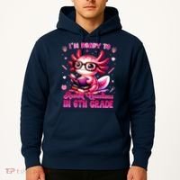 Ready To 6th Grade Axolotl Question First Day Of School Hoodie thumb 2