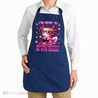 Ready To 6th Grade Axolotl Question First Day Of School Apron thumb 2