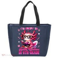 Ready To 6th Grade Axolotl Question First Day Of School Tote Bag thumb 0