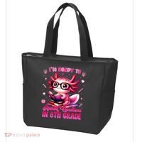 Ready To 8th Grade Axolotl Question First Day Of School Tote Bag thumb 3