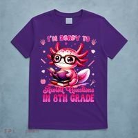 Ready To 8th Grade Axolotl Question First Day Of School T-Shirt thumb 5