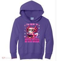 Ready To 8th Grade Axolotl Question First Day Of School Kids Hoodie thumb 0