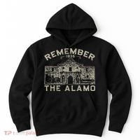 Remember The Alamo Souvenir History San Antonio Texas Hoodie thumb 0