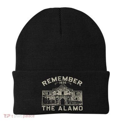 Remember The Alamo Souvenir History San Antonio Texas Beanie