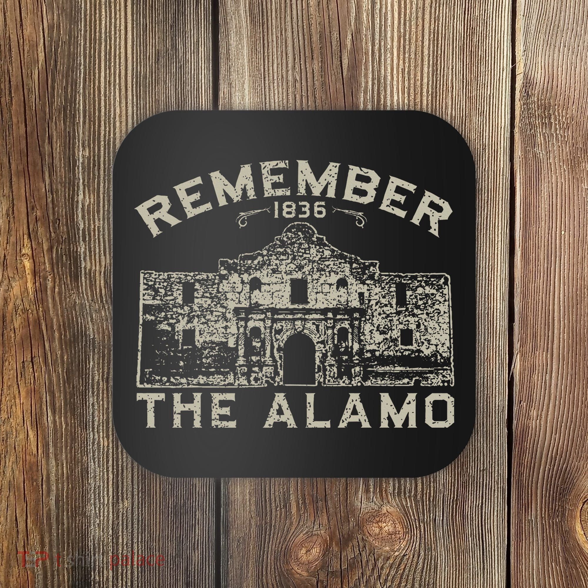 Remember The Alamo Souvenir History San Antonio Texas Coaster
