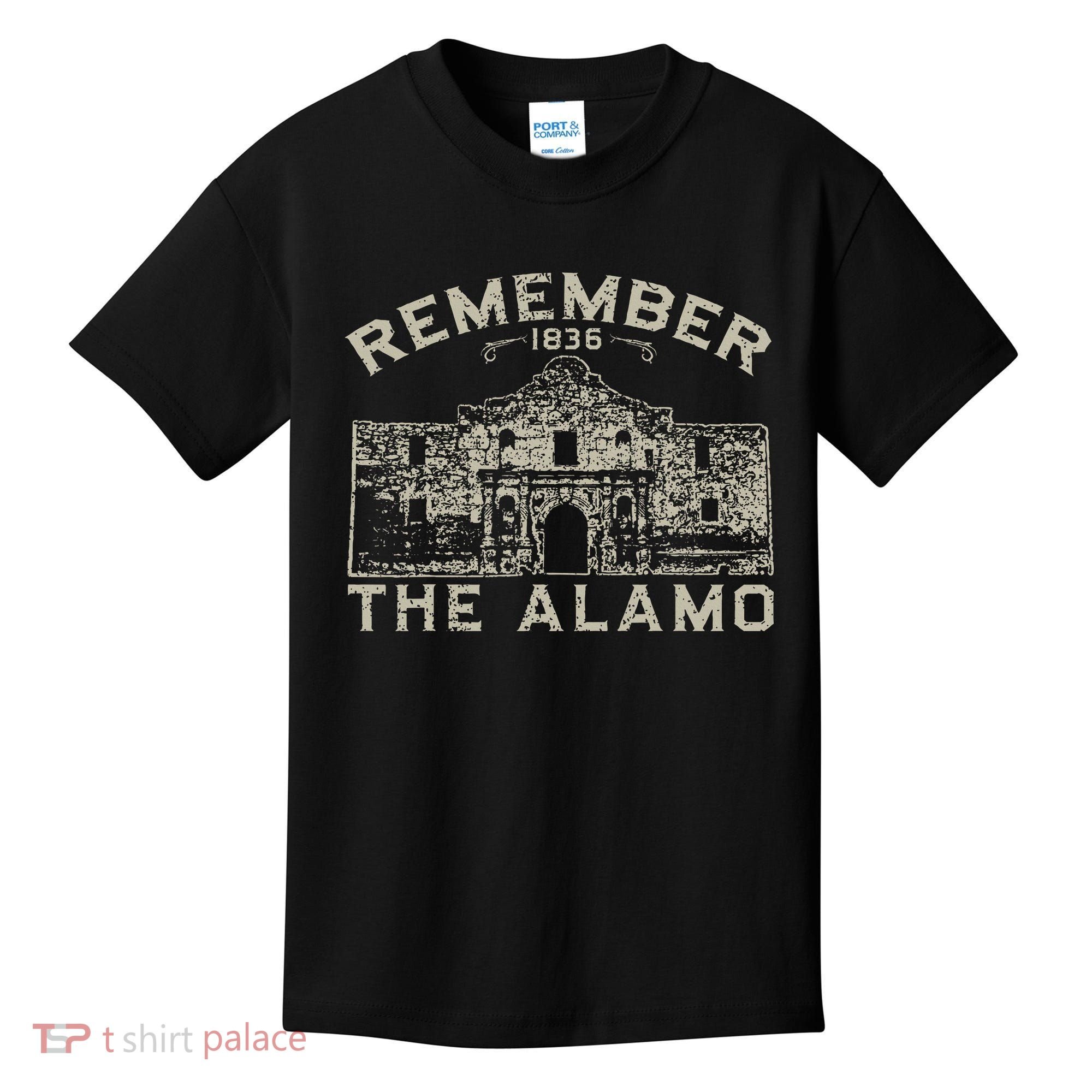 Remember The Alamo Souvenir History San Antonio Texas Kids T-Shirt